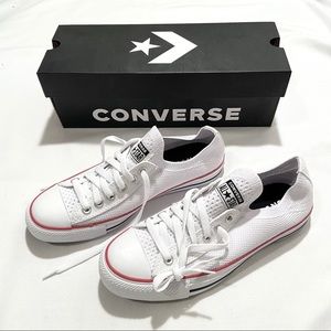 Converse All Star Shoreline Knit White Sneakers